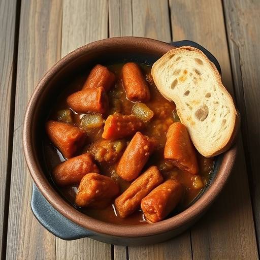 Image of a quick and easy Chakalaka with Bread